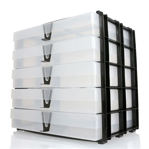 a4 paper metal filing storage box|a4 plastic containers transparent.